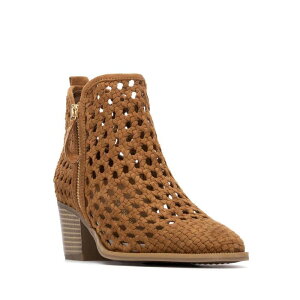 �L�V�^�C ���f�B�[�X �V���[�Y �u�[�c�E���C���u�[�c �A���N�� �q�[�� XTI Women's Block Heel Braided Style Ankle Booties 145267 Camel �L������