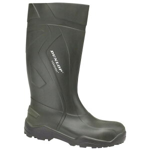 �_�����b�v ���f�B�[�X �V���[�Y �u�[�c�E���C���u�[�c Dunlopurofort+ D760933 Wellington / Mens Boots Green �O���[��