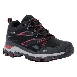 ���K�b�^ ���f�B�[�X �V���[�Y �X�j�[�J�[ Regatta Womens/Ladies Holcombe III Lowalking Shoes Black And Beaujolais �u���b�N