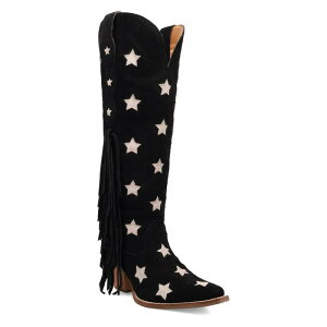 �f�B���S ���f�B�[�X �V���[�Y �u�[�c�E���C���u�[�c �X�G�[�h Dingo Super Star Women'suede Boots Black �u���b�N