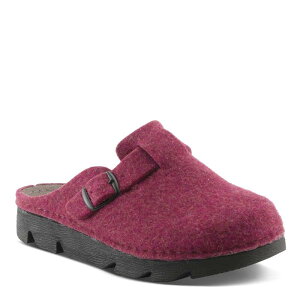 �t���N�T�X ���f�B�[�X �V���[�Y �T���_�� Flexus by Spring Step Cloggiller Women'slip-On Clogs Bordeaux