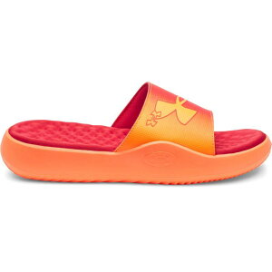 �A���_�[�A�[�}�[ ���f�B�[�X �V���[�Y �T���_�� Under Armour Ignite Pro 8 Men's Fixed Strap Slides Red Blaze Orange ���b�h