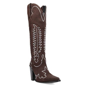 �f�B���S ���f�B�[�X �V���[�Y �u�[�c�E���C���u�[�c �X�G�[�h ���U�[ Dingo Double Take Women'suede Leather Boots Brown �u���E��