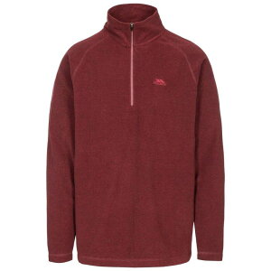 �g���X�p�X ���f�B�[�X �A�E�^�[ �j�b�g�E�Z�[�^�[ �t���[�X Trespass Mens Keynote Anti Pilling 1/4 Zip Fleece Toprune