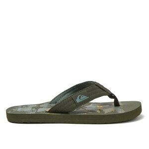 �N�C�b�N�V���o�[ ���f�B�[�X �V���[�Y �T���_�� Quiksilver Kids' Foundation Sport Slide Green Teal Orange �e�B�[��