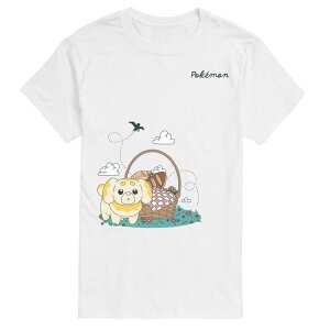�A�j���L�����N�^�[ ���f�B�[�X �g�b�v�X T�V���c �g�[�� �O���t�B�b�N Licensed Character Big & Tall Pokmon Fidough Graphic Tee White �z���C�g