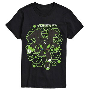 �A�j���L�����N�^�[ ���f�B�[�X �g�b�v�X T�V���c �g�[�� �O���t�B�b�N Licensed Character Big & Tall Pokmon Zygarde Complete Forme Graphic Tee Black �u���b�N