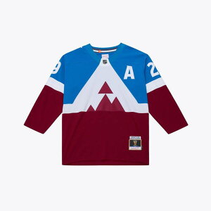 �~�b�`�F��&�l�X ���f�B�[�X �g�b�v�X T�V���c �W���[�W�[ Men's Mitchell & Ness Nathan MacKinnon Blue Colorado Avalanche 2020 Power Play Jersey Ava Blue �u���[