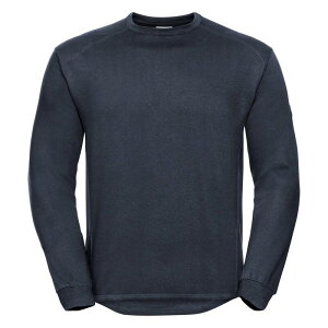 ���b�Z���A�X���`�b�N ���f�B�[�X �g�b�v�X T�V���c �N���[�l�b�N �X�E�F�b�g Russell Athletic Russell Workwear Mens Crew Neck Set In Sweatshirtop French Navy �l�C�r�[