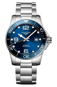 �����W�� ���f�B�[�X �A�N�Z�T���[ �r���v Longines HydroConquest Automatic Bracelet Watch, 41mm Silver/ Blue/ Silver �u���[