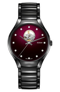 ���h �����Y �A�N�Z�T���[ �r���v RADO True Secret Diamond Ceramic Bracelet Watch, 40mm Red ���b�h