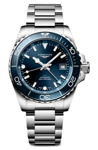 �����W�� �����Y �A�N�Z�T���[ �r���v Longines HydroConquest Automatic Bracelet Watch, 41mm Blue �u���[