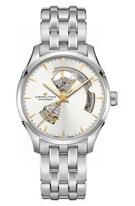 �n�~���g�� �����Y �A�N�Z�T���[ �r���v Hamilton Jazzmaster Open Heart Automatic Bracelet Watch, 40mm Silver �V���o�[