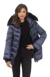 �S���X�L ���f�B�[�X �A�E�^�[ �W���P�b�g�E�u���]�� GORSKI Apres-Ski Jacket With Detachable Toscana Hood Trim Ocean Blue/Black �u���b�N