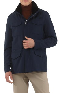 �S���X�L �����Y �A�E�^�[ �W���P�b�g�E�u���]�� GORSKI Menstorm System Lined Jacket W/ Det. Genuine Shearling Collar, Concealed Hood Navy/Black �u���b�N