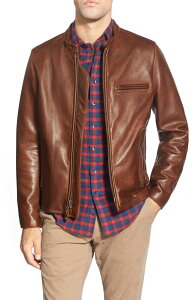 �V���b�g �j���[���[�N �����Y �A�E�^�[ �W���P�b�g�E�u���]�� ���U�[ Schott NYCaf Racer Oil Tanned Leather Moto Jacket Brown �u���E��