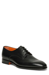 �T���g�[�j �����Y �V���[�Y �_�[�r�[ Santoni Archer Derby Black �u���b�N
