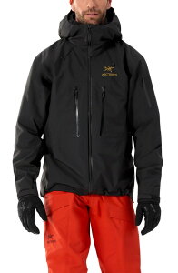 �A�[�N�e���N�X �����Y �A�E�^�[ �W���P�b�g�E�u���]�� Arc'teryx Alpha SV Waterproof Jacket 24K Black �u���b�N