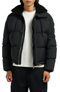 ���[�X�i�b�N�� �����Y �A�E�^�[ �W���P�b�g�E�u���]�� �_�E�� �t���[�X Moose Knuckles Everest Fleece Collar Down Puffer Jacket Black �u���b�N