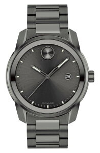 ���o�h �����Y �A�N�Z�T���[ �r���v Movado Bold Verso Bracelet Watch, 42mm Gray Dial �O���[