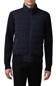 �}�b�J�[�W�� �����Y �A�E�^�[ �W���P�b�g�E�u���]�� �_�E�� Mackage Haney City Wateresistant 800 Fill Down Hybrid Jacket Navy �l�C�r�[