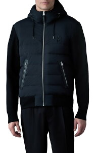 �}�b�J�[�W�� �����Y �A�E�^�[ �W���P�b�g�E�u���]�� �L���e�B���O �_�E�� Mackage Andrew Quiltedown Stretch Mixed Media Jacket Black �u���b�N