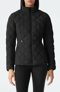 �}�b�J�[�W�� ���f�B�[�X �A�E�^�[ �W���P�b�g�E�u���]�� �L���e�B���O �_�E�� Mackage VIK Diamond Quilted Recycledown Jacket Black �u���b�N