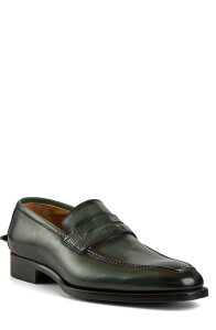 �u���[�m�}�O�� �����Y �V���[�Y ���[�t�@�[ Bruno Magli Emilio Penny Loafer Green Croc �O���[��