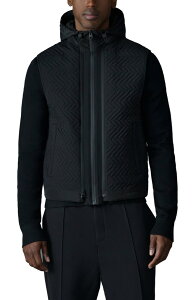 �}�b�J�[�W�� �����Y �A�E�^�[ �W���P�b�g�E�u���]�� �L���e�B���O �_�E�� Mackage Barrett 2-in-1 Quilted Hybrid Recycledown Jacket Black �u���b�N