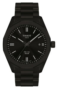 �e�B�\�b�g �����Y �A�N�Z�T���[ �r���v Tissot PRC 100 Solar Quartz Bracelet Watch, 39mm Black �u���b�N