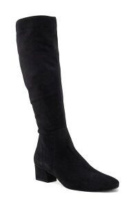 �A�N�A�^���A ���f�B�[�X �V���[�Y �u�[�c�E���C���u�[�c Aquatalia Serafina Weatherproof Knee High Boot Black Suede �u���b�N
