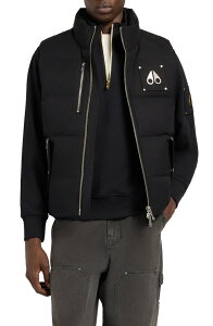 ���[�X�i�b�N�� �����Y �A�E�^�[ �W���P�b�g�E�u���]�� �x�X�g �_�E�� Moose Knuckles Westmount Down Vest Black W Black �u���b�N