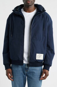 ���[�X�i�b�N�� �����Y �A�E�^�[ �W���P�b�g�E�u���]�� �R�b�g�� Moose Knuckles Roland Reversible Organicotton Jacket Navy - 833 �l�C�r�[
