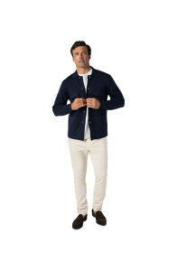 ���o�[�g �^���{�b�g �����Y �A�E�^�[ �p�[�J�[�E�X�E�F�b�g �Z�[�^�[ �W���P�b�g Robertalbott Landon Sweater Jacket Navy �l�C�r�[