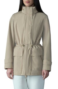 �}�b�J�[�W�� ���f�B�[�X �A�E�^�[ �W���P�b�g�E�u���]�� Mackage Keryn Hooded Rain Jacket Light Camel �L������