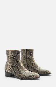 �X�J���b�\ �����Y �V���[�Y �u�[�c�E���C���u�[�c SCAROSSO Warren Boots Beige - Python-Printed Calf �x�[�W��