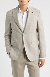 �W���b�N�r�N�^�[ �����Y �A�E�^�[ �W���P�b�g�E�u���]�� �E�[�� �V���N �R�[�g Jack Victor Midland Sand Textured Wool & Silk Sport Coat Sand �T���h
