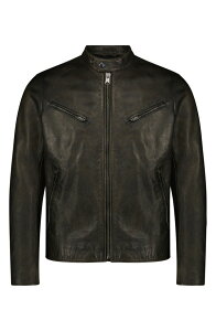 ���b�L�[�u�����h �����Y �A�E�^�[ �W���P�b�g�E�u���]�� ���U�[ Lucky Brand Bonneville Washed Leather Jacket Washed Black �u���b�N