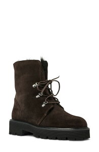 �A�N�A�^���A ���f�B�[�X �V���[�Y �u�[�c�E���C���u�[�c Aquatalia Eva Faux Shearling Cuff Weatherproof Hiker Boot Espresso Suede