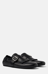 �X�J���b�\ �����Y �V���[�Y �����N�X�g���b�v �����N SCAROSSO Julian Monk Strap Shoes Black - Calf �u���b�N