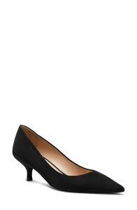 �X�`���A�[�g ���C�c�}�� ���f�B�[�X �V���[�Y �q�[�� Stuart Weitzman Power Pointed Toe Kitten Heel Pump Black �u���b�N