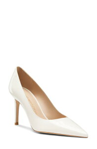 �X�`���A�[�g ���C�c�}�� ���f�B�[�X �V���[�Y �q�[�� Stuart Weitzman Stuart Power 85 Pump Cream �N���[��