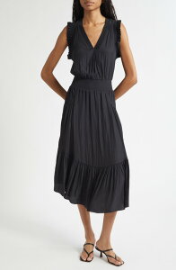 ���C�~�[ �u���b�N ���f�B�[�X �g�b�v�X �����s�[�X A ���C�� �m�[�X���[�u Ramy Brook Coco Sleeveless A-Line Dress Black �u���b�N
