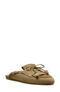 �X�`���A�[�g ���C�c�}�� ���f�B�[�X �V���[�Y �p���v�X Stuart Weitzman Majorca Tinsley Mule Golden Olive �I���[�u