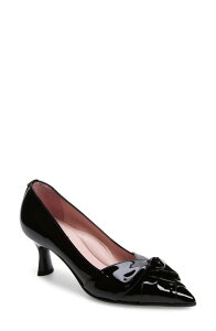 �i�I�g ���f�B�[�X �V���[�Y �q�[�� Naot Harlow Pointed Toe Pump Black Classic Patent �u���b�N
