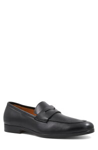 �u���[�m�}�O�� �����Y �V���[�Y ���[�t�@�[ Bruno Magli Flex Apron Toe Penny Loafer Black �u���b�N