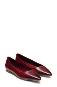 �}�O�i�[�j ���f�B�[�X �V���[�Y �p���v�X Magnanni Stasia Pointed Toe Flat Burgundy �o�[�K���f�B