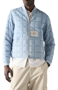 ���[�X�i�b�N�� �����Y �A�E�^�[ �W���P�b�g�E�u���]�� �_�E�� �f�j�� Moose Knuckles Transit Down Denim Liner Bomber Jacket Light Denim �f�j��