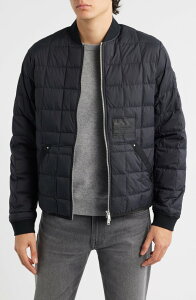 ���[�X�i�b�N�� �����Y �A�E�^�[ �W���P�b�g�E�u���]�� �_�E�� Moose Knuckles Transit Liner Down Bomber Jacket Black - 292 �u���b�N