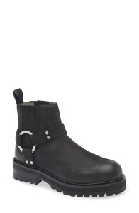 �I�[���Z�C���c ���f�B�[�X �V���[�Y �u�[�c�E���C���u�[�c AllSaints Maddie Lug Sole Biker Boot Washed Black �u���b�N